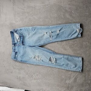 American Eagle Jean's Women's Size 8 Regular Stretch Distressed Stained